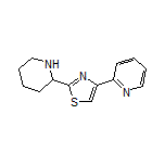 2-(2-Piperidyl)-4-(2-pyridyl)thiazole