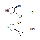 trans-4-Cyclopropylpyrrolidin-3-ol Hydrochloride