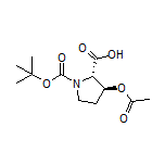 (2S,3S)-1-Boc-3-acetoxypyrrolidine-2-carboxylic Acid