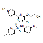 4-[4-(2-Hydroxyethoxy)-5-(2-methoxyphenoxy)-6-(5-methylpyridine-2-sulfonamido)-2-pyrimidinyl]pyridine 1-Oxide