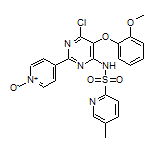 4-[4-Chloro-5-(2-methoxyphenoxy)-6-(5-methylpyridine-2-sulfonamido)-2-pyrimidinyl]pyridine 1-Oxide