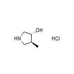 (3R,4S)-4-Methylpyrrolidin-3-ol Hydrochloride