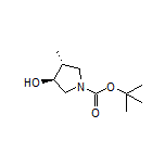 (3S,4R)-1-Boc-3-hydroxy-4-methylpyrrolidine