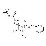 Ethyl 1-Boc-3-(Cbz-amino)azetidine-3-carboxylate