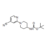 2-[4-(Boc-amino)-1-piperidyl]isonicotinonitrile