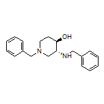 (3R,4R)-1-Benzyl-3-(benzylamino)piperidin-4-ol