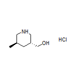 [(3R,5R)-5-Methylpiperidin-3-yl]methanol Hydrochloride