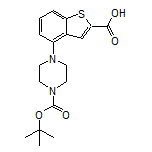 4-(4-Boc-1-piperazinyl)benzothiophene-2-carboxylic Acid