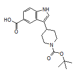 3-(1-Boc-4-piperidyl)indole-5-carboxylic Acid