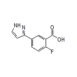 2-Fluoro-5-(3-pyrazolyl)benzoic Acid