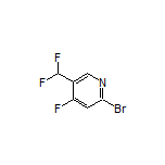 2-Bromo-5-(difluoromethyl)-4-fluoropyridine