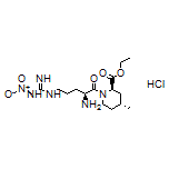 Ethyl (2R,4R)-1-[(S)-2-Amino-5-(3-nitroguanidino)pentanoyl]-4-methylpiperidine-2-carboxylate Hydrochloride