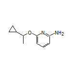 2-Amino-6-(1-cyclopropylethoxy)pyridine