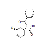 5-Oxo-1-(2-oxo-2-phenylethyl)-3-cyclohexenecarboxylic Acid