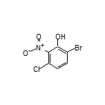 6-Bromo-3-chloro-2-nitrophenol