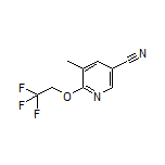 5-Methyl-6-(2,2,2-trifluoroethoxy)nicotinonitrile