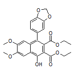 Diethyl 1-(Benzo[d][1,3]dioxol-5-yl)-4-hydroxy-6,7-dimethoxynaphthalene-2,3-dicarboxylate