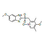 4-Methoxy-2-[[(6-methoxy-2-benzimidazolyl)sulfonyl]methyl]-3,5-dimethylpyridine 1-Oxide