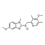 5-Methoxy-2-[[(4-methoxy-3,5-dimethyl-2-pyridyl)methyl]sulfinyl]-1-methylbenzimidazole