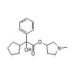 1-Methyl-3-pyrrolidinyl 2-Cyclopentyl-2-hydroxy-2-phenylacetate