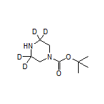 1-Boc-piperazine-3,3,5,5-d4