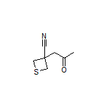 3-(2-Oxopropyl)thietane-3-carbonitrile