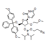 5’-O-[Bis(4-methoxyphenyl)(phenyl)methyl]-3’-O-[(2-cyanoethoxy)(diisopropylamino)phosphino]-2’-O-(2-methoxyethyl)uridine