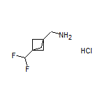 1-[3-(Difluoromethyl)bicyclo[1.1.1]pentan-1-yl]methanamine Hydrochloride