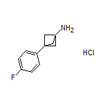 3-(4-Fluorophenyl)bicyclo[1.1.1]pentan-1-amine Hydrochloride