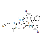 2-[[Bis(4-methoxyphenyl)(phenyl)methoxy]methyl]-3-(methylamino)-2-(methylcarbamoyl)-3-oxopropyl (2-Cyanoethyl) Diisopropylphosphoramidite