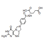 (2S)-2-[4-(3-Amino-1-oxo-1,2,5,6,6a,7-hexahydroimidazo[1,5-f]pteridin-8(9H)-yl)benzamido]pentanedioic Acid