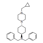 trans-N,N-Dibenzyl-4-[4-(cyclopropylmethyl)-1-piperazinyl]cyclohexanamine