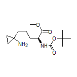 Methyl (S)-5-(1-Aminocyclopropyl)-2-(Boc-amino)pentanoate