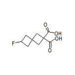 6-Fluorospiro[3.3]heptane-2,2-dicarboxylic Acid