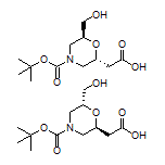 2-[trans-4-Boc-6-(hydroxymethyl)morpholin-2-yl]acetic Acid