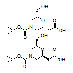 2-[cis-4-Boc-6-(hydroxymethyl)morpholin-2-yl]acetic Acid