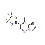 (2,8-Dimethylimidazo[1,2-b]pyridazin-7-yl)boronic Acid Pinacol Ester