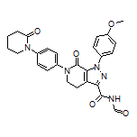 N-Formyl-1-(4-methoxyphenyl)-7-oxo-6-[4-(2-oxo-1-piperidyl)phenyl]-4,5,6,7-tetrahydro-1H-pyrazolo[3,4-c]pyridine-3-carboxamide