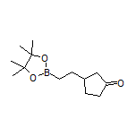 2-(3-Oxocyclopentyl)ethylboronic Acid Pinacol Ester