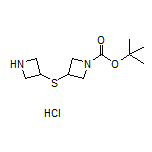 1-Boc-3-(3-azetidinylthio)azetidine Hydrochloride