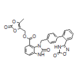 (5-Methyl-2-oxo-1,3-dioxol-4-yl)methyl 2-Oxo-3-[[2’-(5-oxo-4,5-dihydro-1,2,4-oxadiazol-3-yl)-4-biphenylyl]methyl]-2,3-dihydrobenzimidazole-4-carboxylate