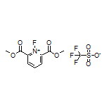 1-Fluoro-2,6-bis(methoxycarbonyl)pyridin-1-ium Trifluoromethanesulfonate