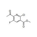 Methyl 6-Acetyl-2-chloro-5-fluoronicotinate