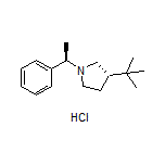 (S)-3-(tert-Butyl)-1-[(R)-1-phenylethyl]pyrrolidine Hydrochloride