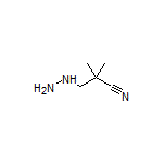 3-Hydrazino-2,2-dimethylpropanenitrile