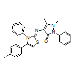 1,5-Dimethyl-2-phenyl-4-[[3-phenyl-4-(p-tolyl)thiazol-2(3H)-ylidene]amino]-1H-pyrazol-3(2H)-one