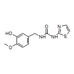 1-(3-hydroxy-4-methoxybenzyl)-3-(2-thiazolyl)urea