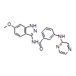 N-(6-Methoxy-3-indazolyl)-3-(pyrazin-2-ylamino)benzamide