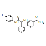 3-[[2-[(4-Fluorophenyl)amino]-2-oxo-1-phenylethyl]amino]benzamide