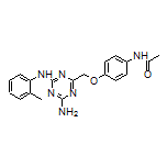 N-[4-[[4-Amino-6-(o-tolylamino)-1,3,5-triazin-2-yl]methoxy]phenyl]acetamide